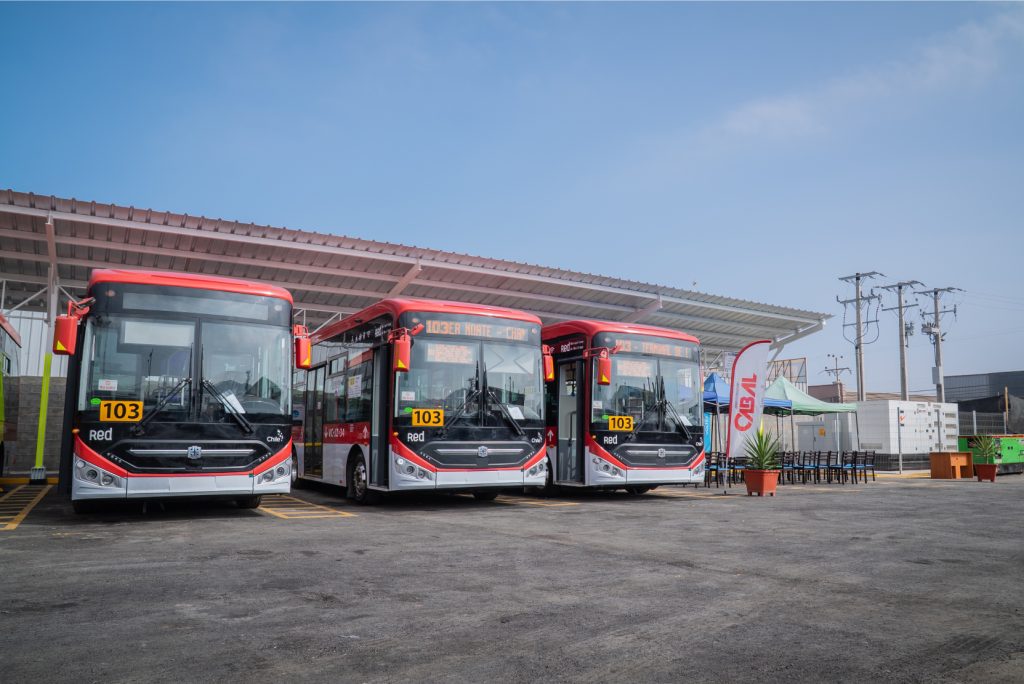 Antofagasta suma nuevos buses eléctricos