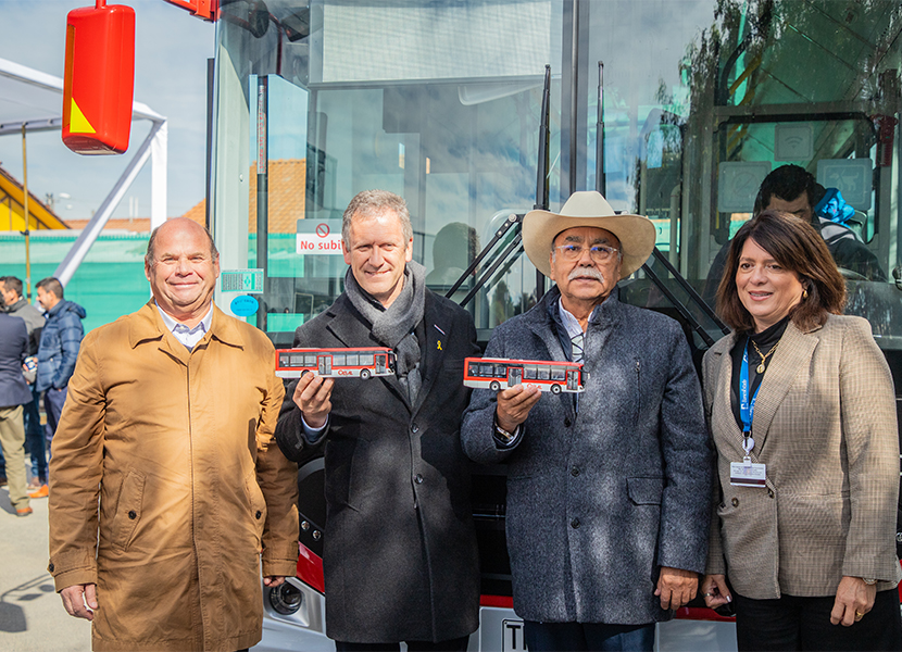 Primeros buses eléctricos en Rancagua