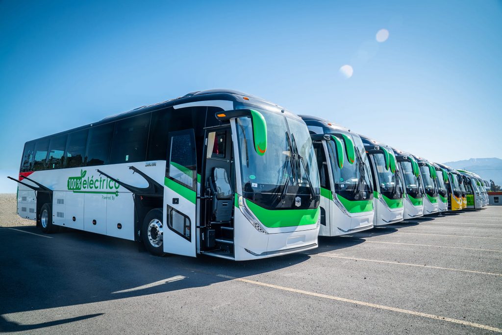 Buses eléctricos para la minería en el norte de Chile